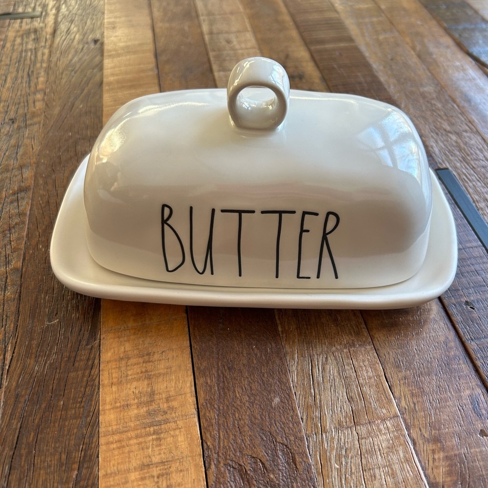 Rae Dunn Artisan Collection by Magenta Butter Dish.